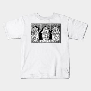 Doubting Thomas (Line Art) Kids T-Shirt